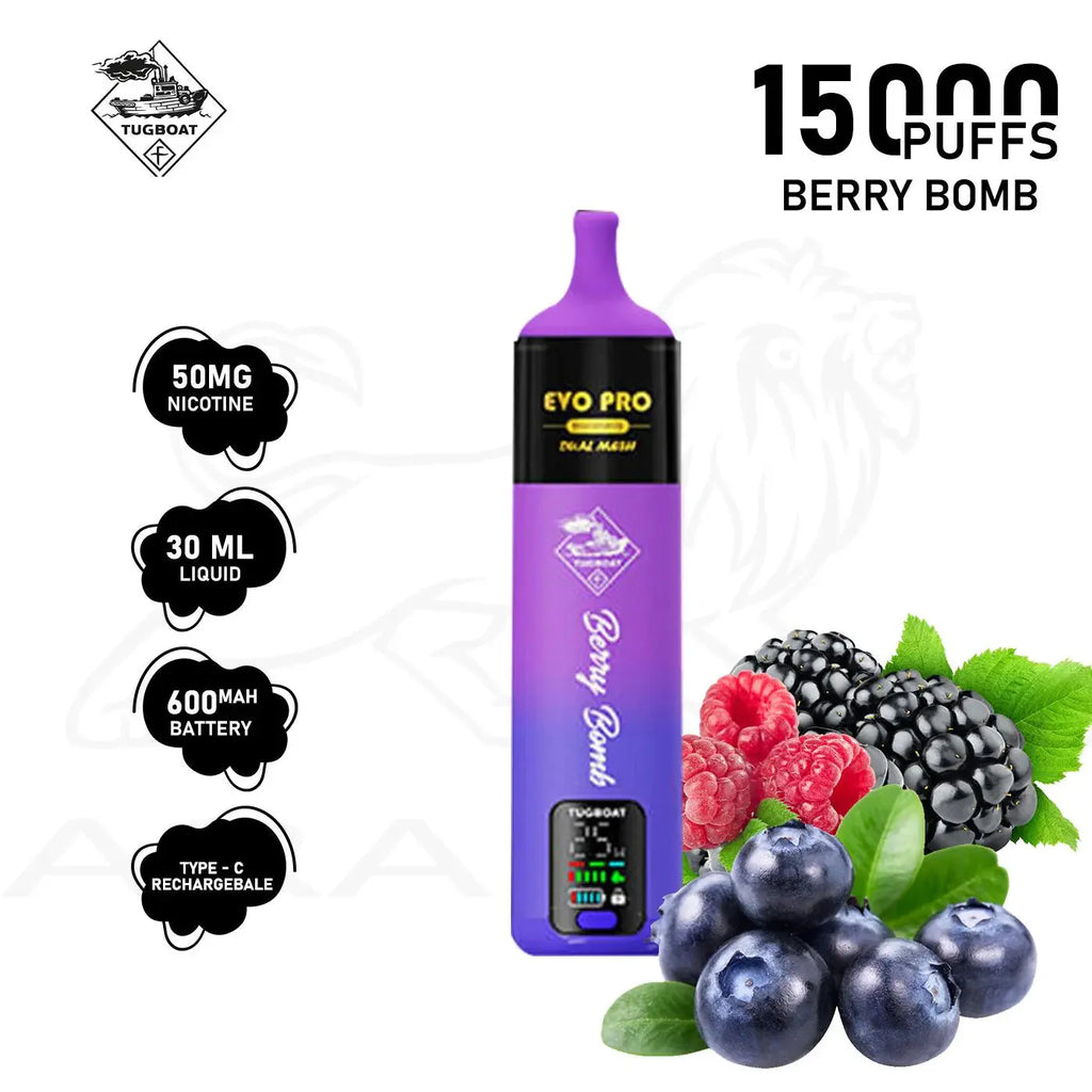 TUGBOAT EVO PRO 15000 PUFFS 5%